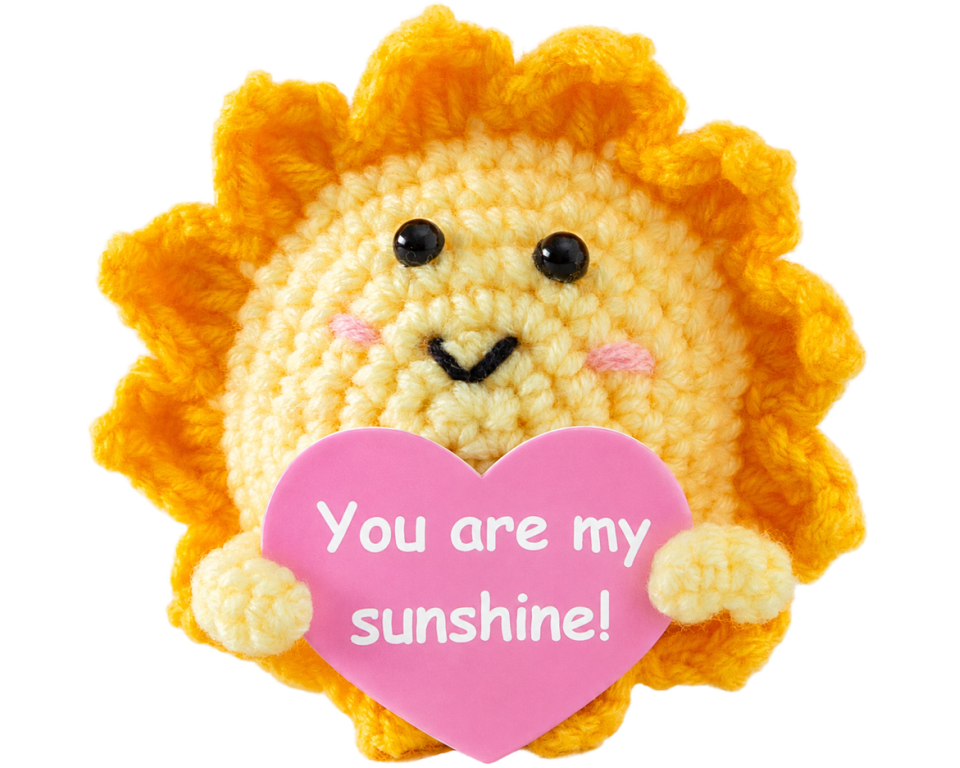 I AM CREATIVE Positive Sun 9.5cm 1000-1692 gelb