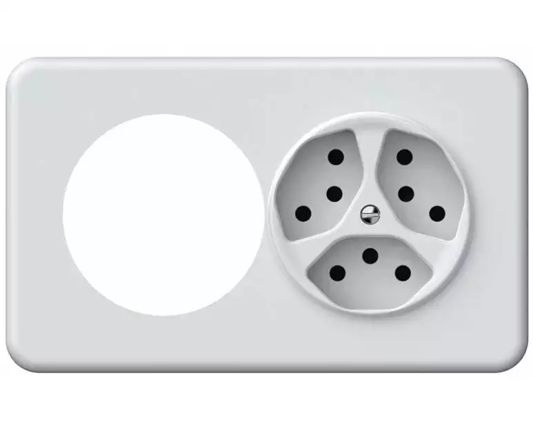 Hager Kombination ORIGIN UP-Kombination LEER/3xT13 QuickConnect ws