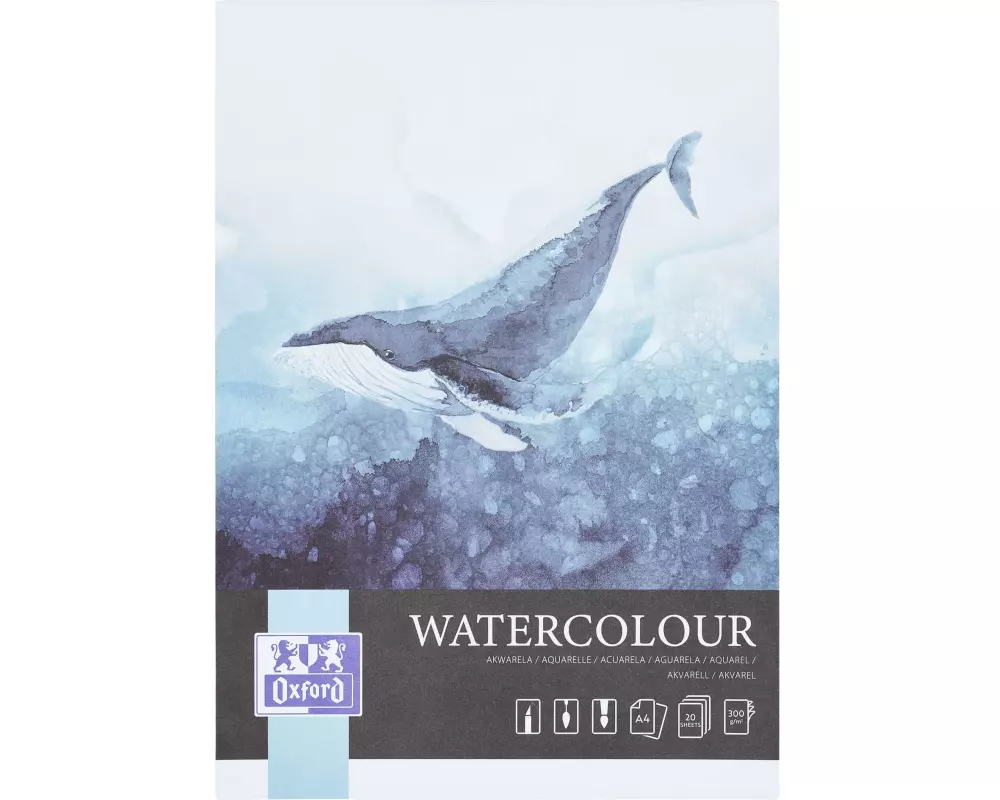 Oxford Aquarellblock 20 Blatt, A4