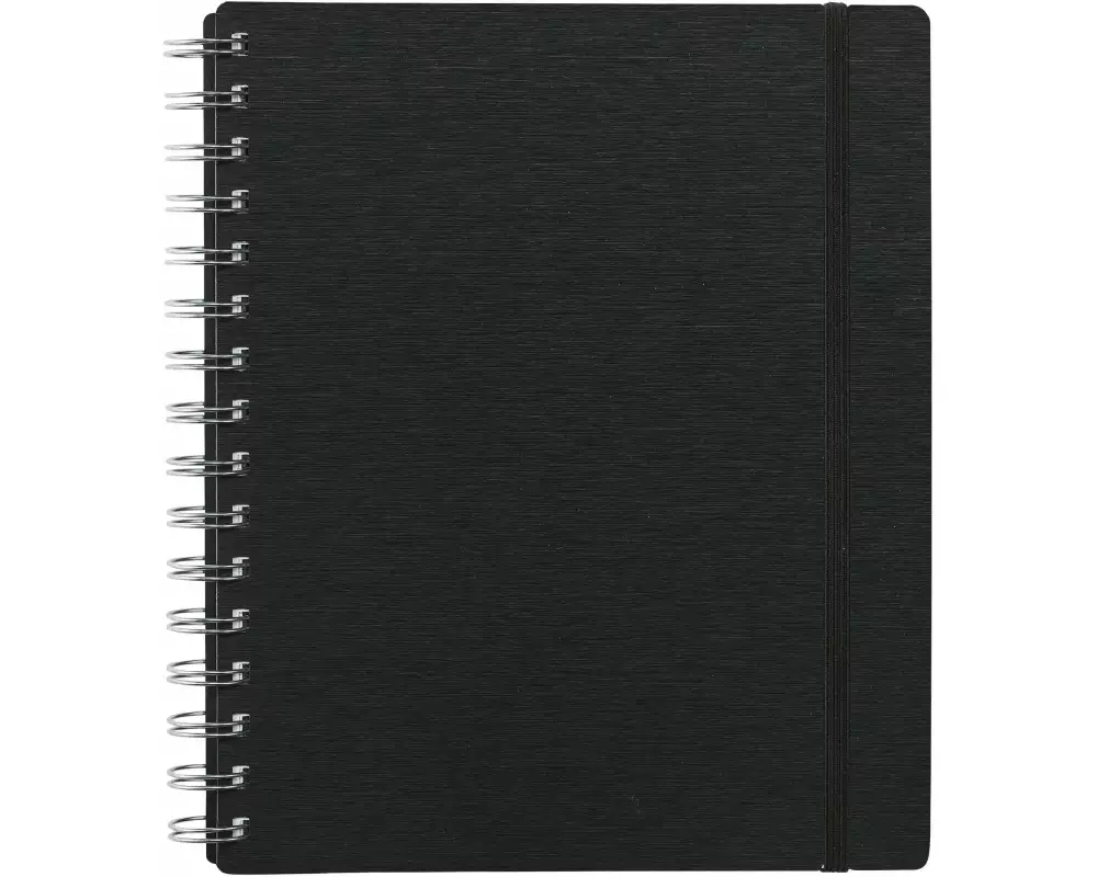 Kolma Notizheft LineaVerde A5, Kariert, Schwarz