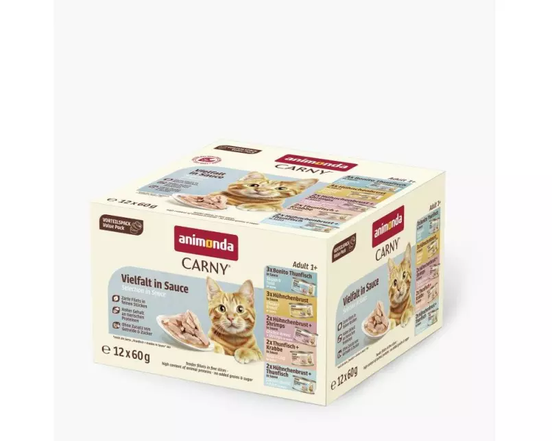 animonda Fine Filets in Sauce Vielfalt 12 x 60 g