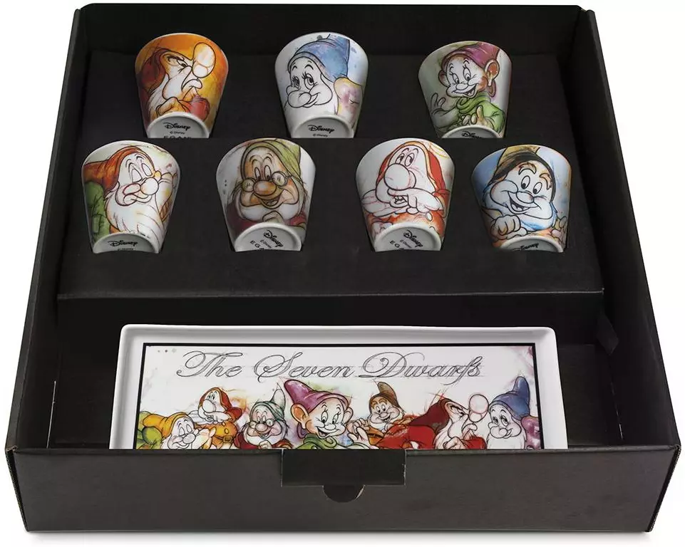 Egan Espresso Becher Die 7 Zwerge 70 ml, 1 Stück, Mehrfarbig