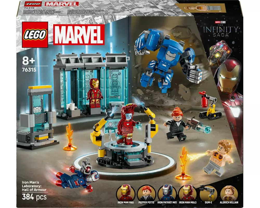 LEGO® Marvel Iron Mans Labor: Halle der Rüstungen 1800531