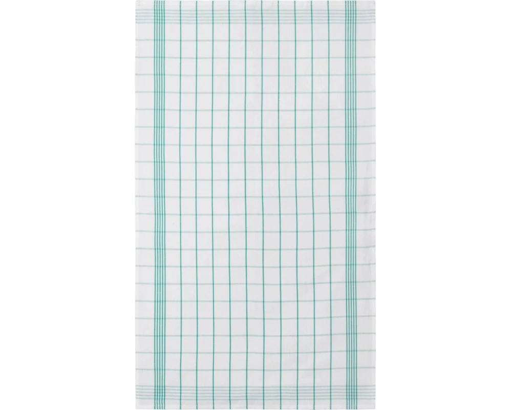 Home Fashion Geschirrtuch Küchentuch Halbleinen grün Grün/Weiss