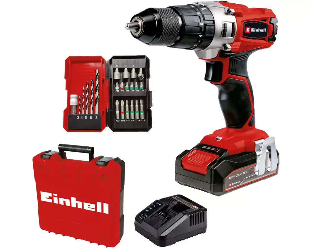 Einhell Akku-Schlagbohrschrauber TE-CD 18/2 Li-i +22