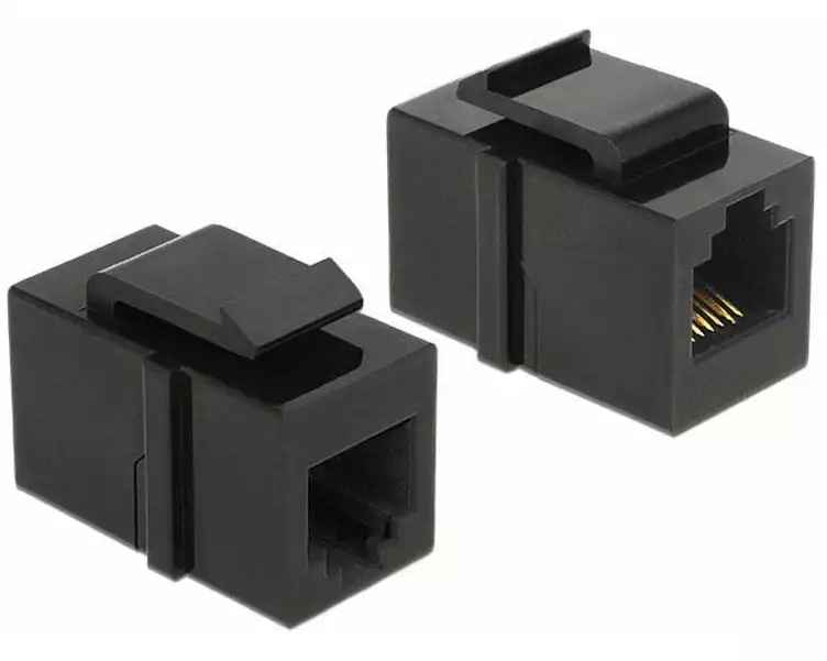 Delock Keystone-Modul RJ-12 Schwarz