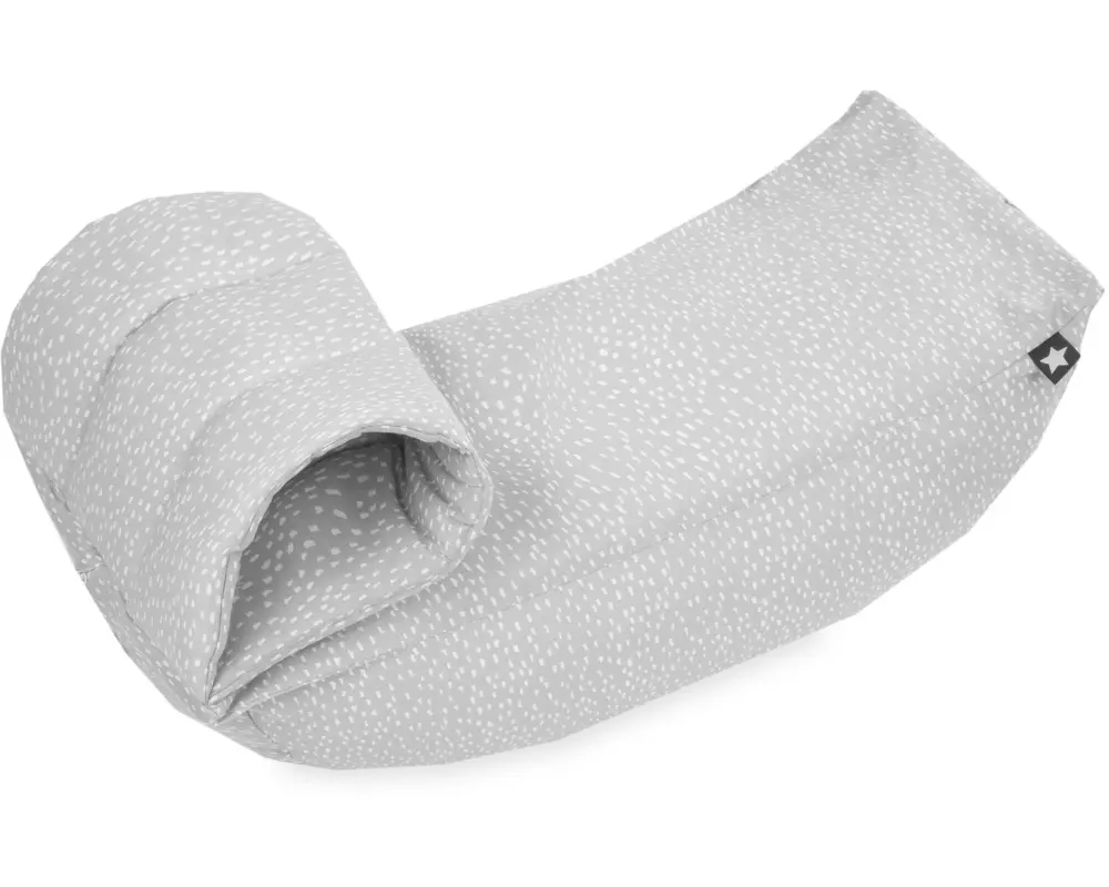 Julius Zöllner Stillkissenbezug Move Tiny Squares Grey