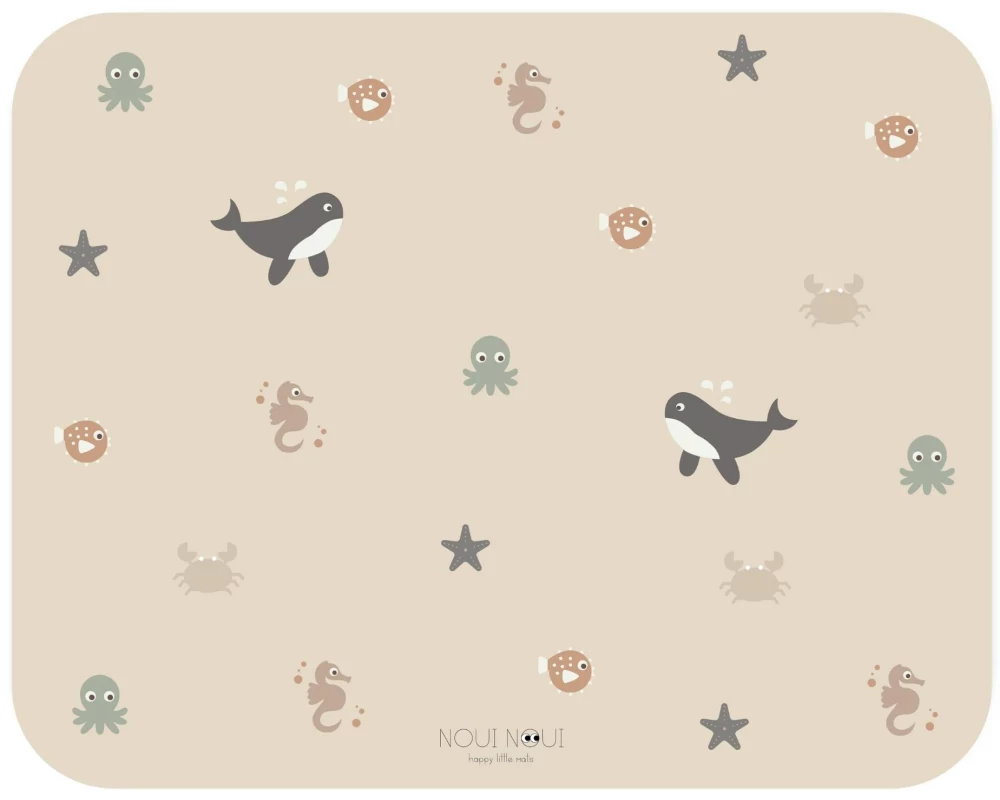 Noui Noui Bodenschutzmatte Wild Ocean Nude 120 x 95 cm