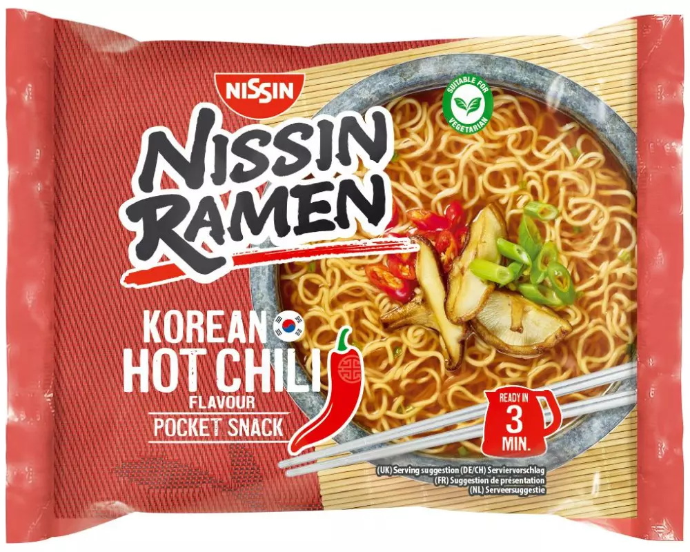 Nissin Food Ramen Korea Chili 10x 65 g