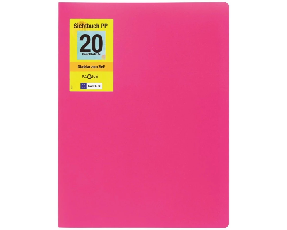 Pagna Sichtbuch School A4 Pink