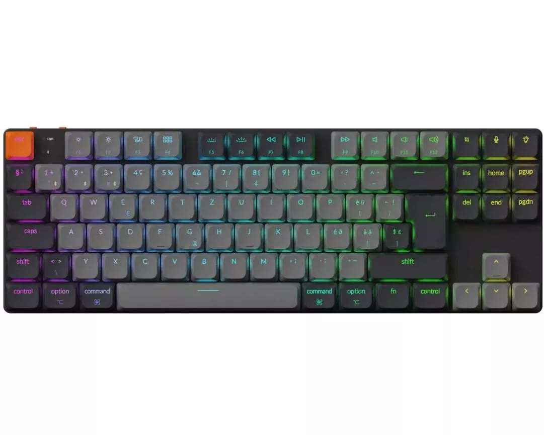 Keychron Gaming-Tastatur K1 QMK Version 6 Red Switch