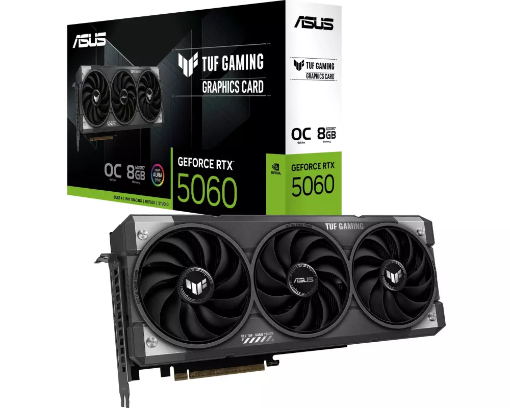 ASUS Grafikkarte TUF Gaming GeForce RTX 5060 8 GB OC Edition