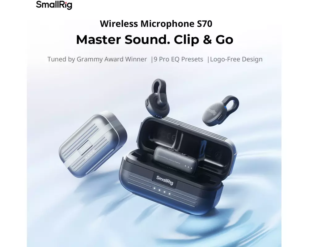 Smallrig Mikrofon S70 Ultra dünn unsichtbar drahtlos