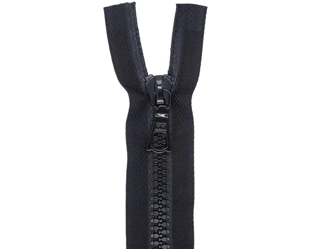 Riri Reissverschluss Decor 6E TB Länge 55 cm, Schwarz