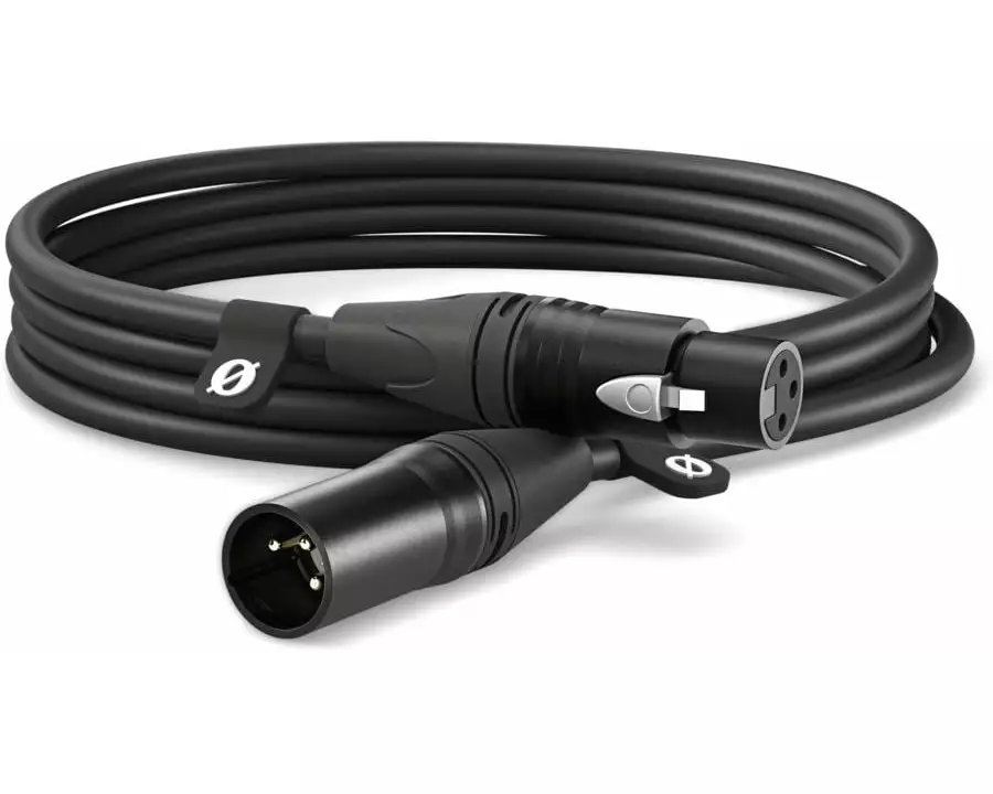 Rode XLR-Kabel XLRm-XLRf 3 m, Schwarz