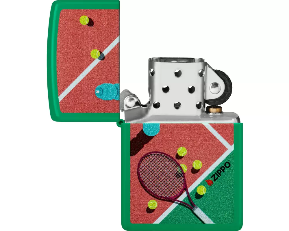ZIPPO Tennis Design Grün