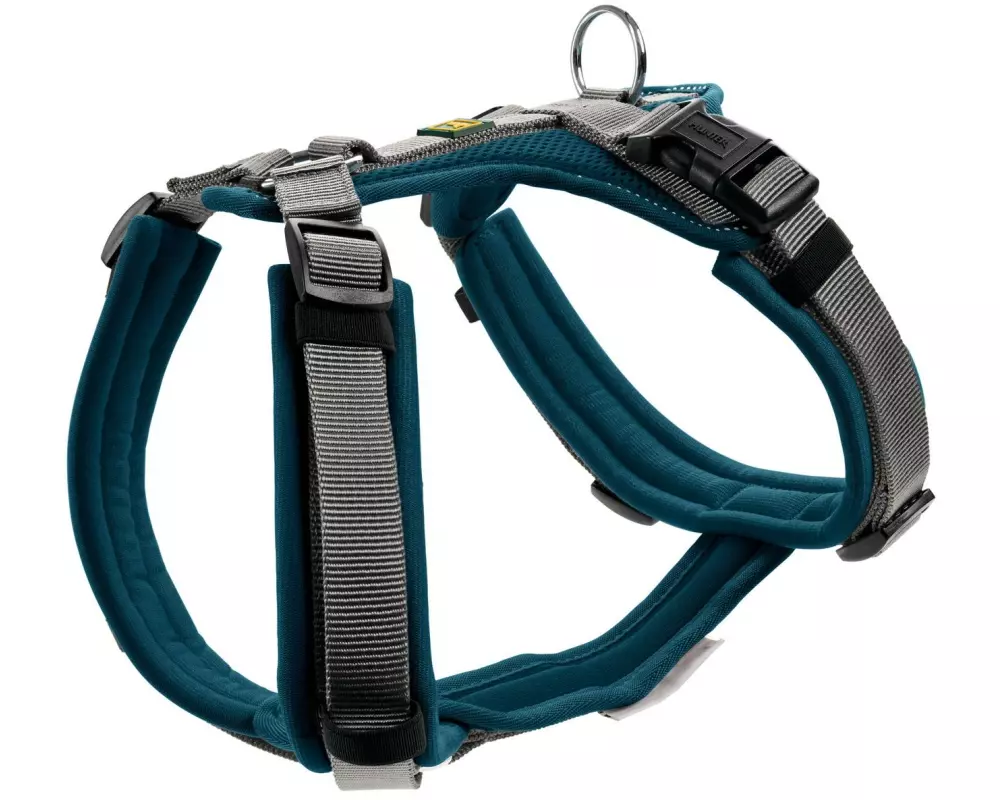 Hunter Geschirr Maldon, XS-S, Petrol/Grau