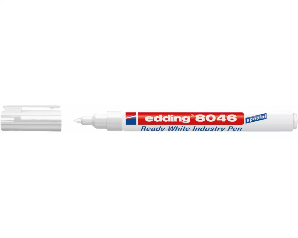 edding Permanent-Marker Ready White Industry Pen E-8046