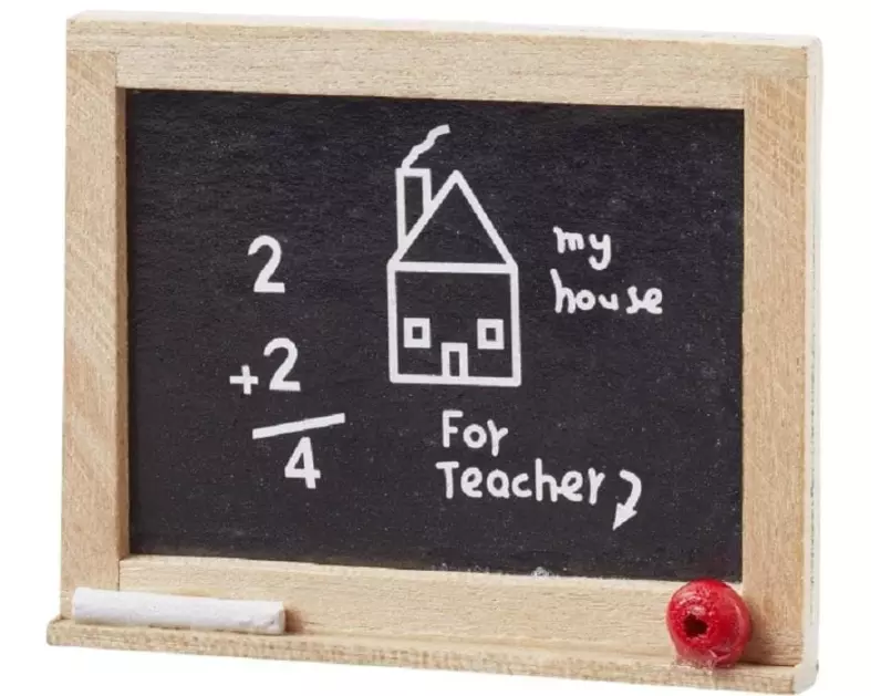 HobbyFun Mini-Utensilien Schulltafel Set