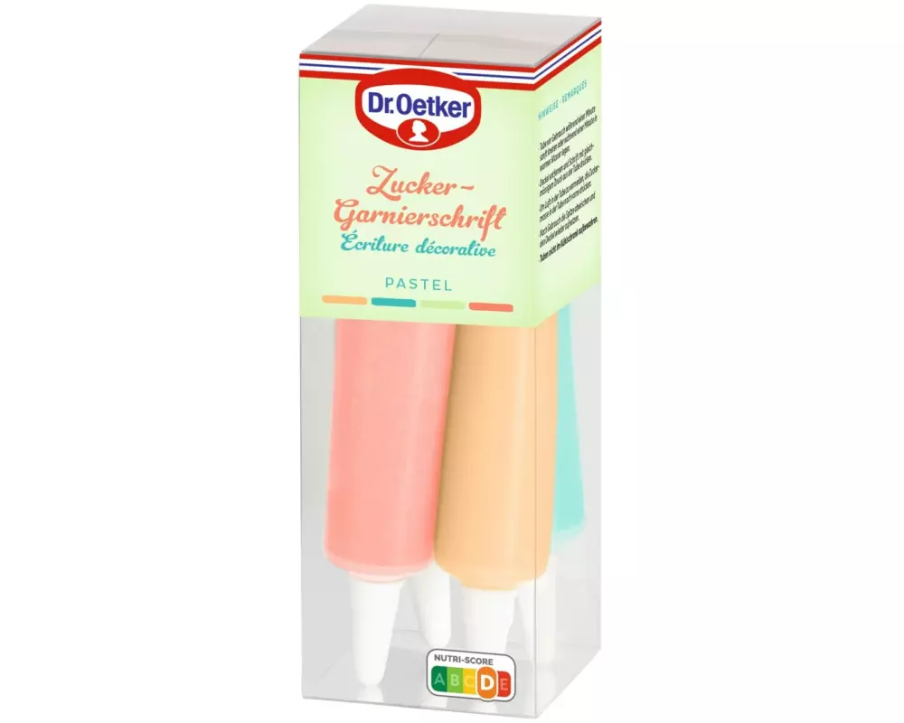 Dr.Oetker Lebensmittelfarben-Set «Pastell» Aprikose/Blau/Grün/Koralle