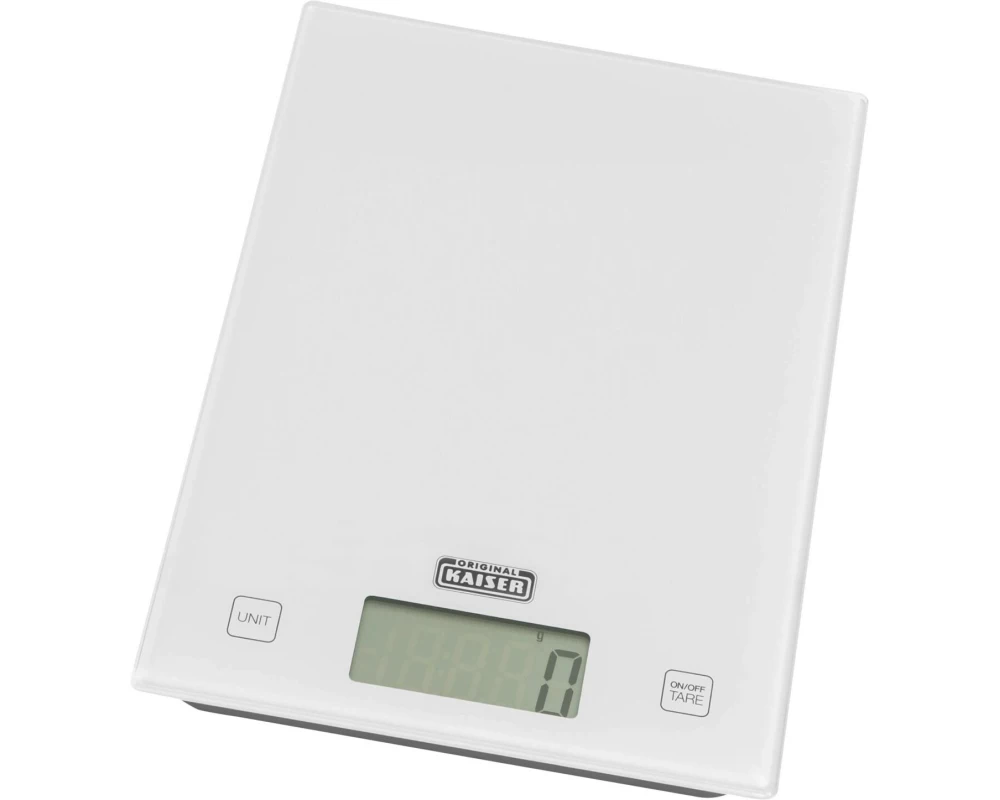 Kaiser Digitale Back-Küchenwaage, Weiss