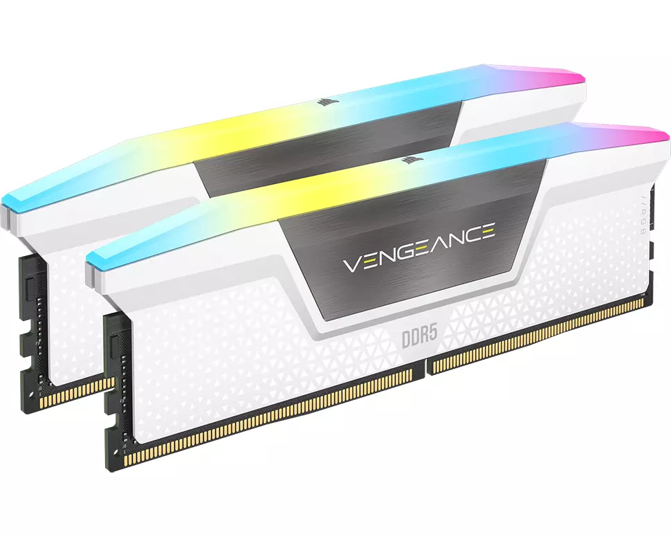 VENGEANCE RGB DDR5 6400MT/s 32GB (2x16GB) White