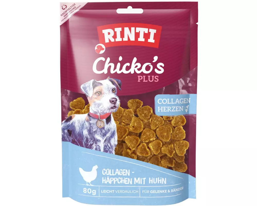 Rinti Snack Plus Collagen Hearts 80 g