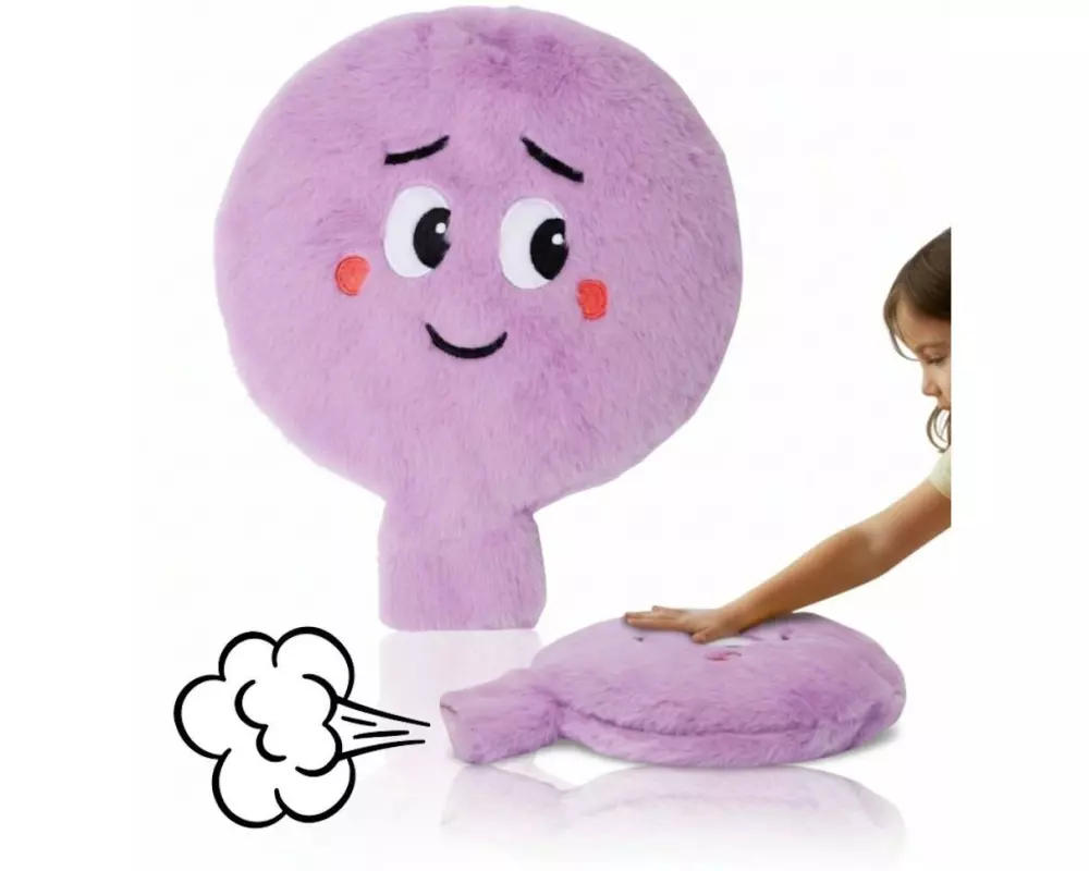 alldoro Plüsch XXL Plüsch Pups-Kissen Blushi