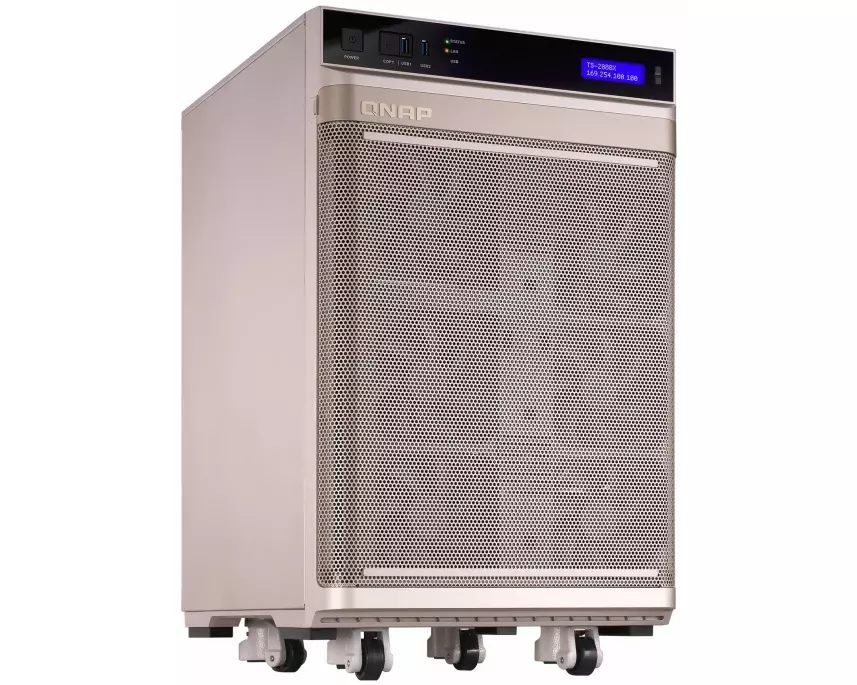 QNAP TS-2888X-W2195-512G 28-Bay Intel Xeon Processor W-2195 18 core 2.3GHz 512GB DDR4 ECC Max. 512GB