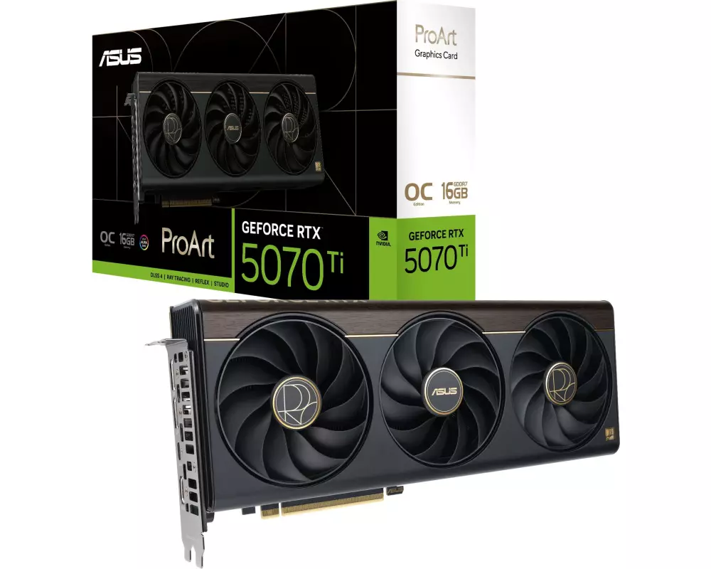 ASUS Grafikkarte ProArt GeForce RTX 5070 Ti OC Edition 16GB
