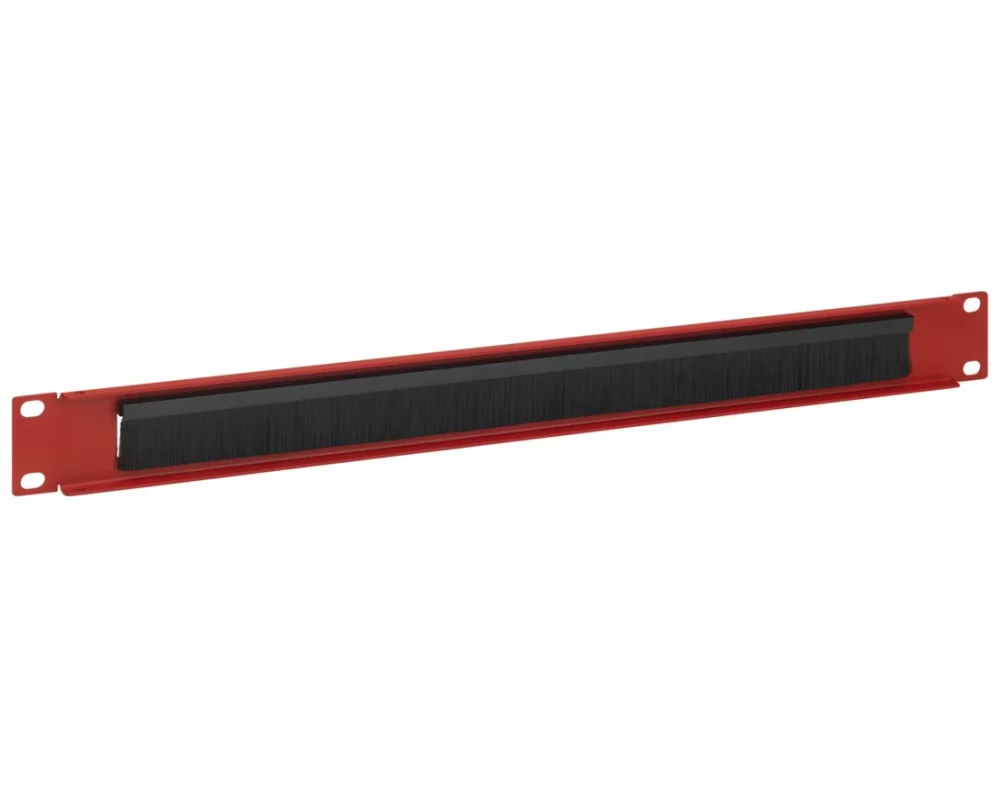 RACKMOUNT.IT 1U Blind Plate with Brush - WATCHGUARD RED