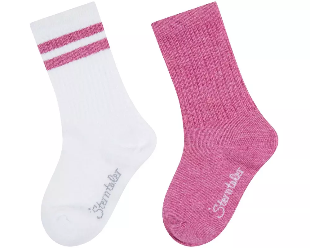 Sterntaler Socken Active Uni lang 2er Set Pink Melange Gr. 19 - 22