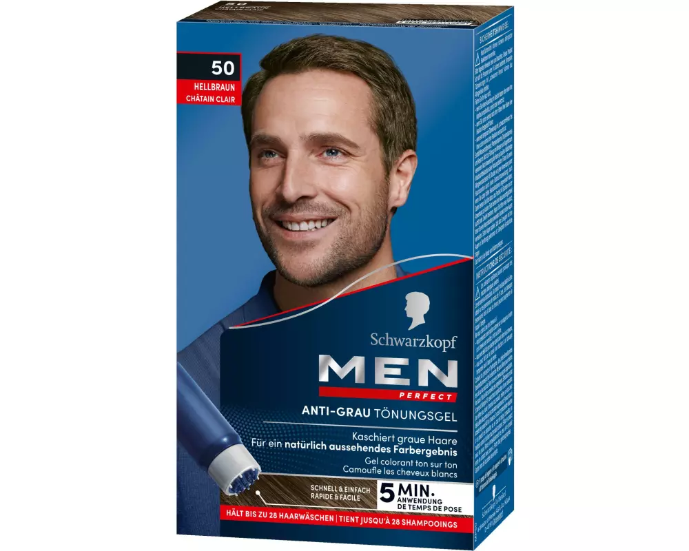 Schwarzkopf Men Perfect Haarcoloration Anti-Grau 50 Hellbraun