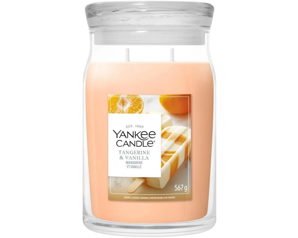 Yankee Candle Signature Duftkerze Tangerine & Vanilla Signature Large Jar