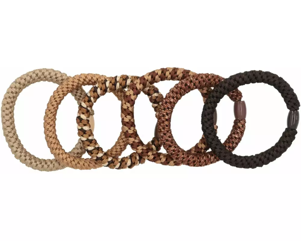 Trisa Accessoires Haargummi Nordic Elastics 6er Braun