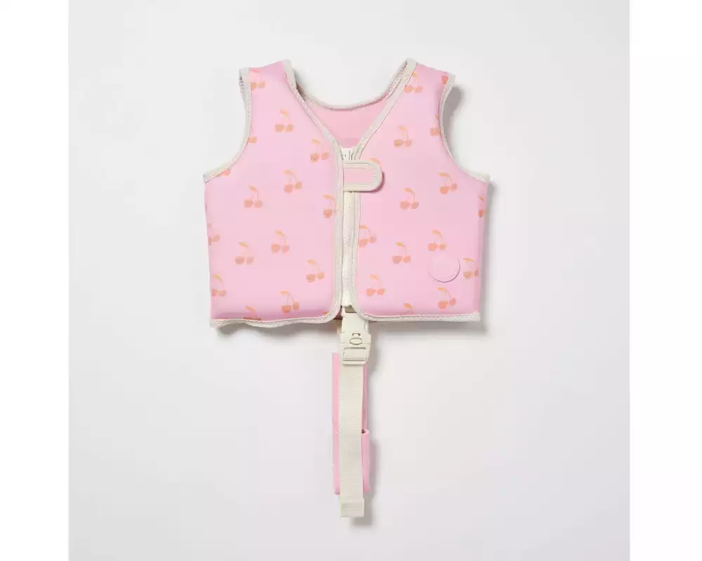 Sunnylife Kids Swim Vest 1-2 Cotton Candy Cherry