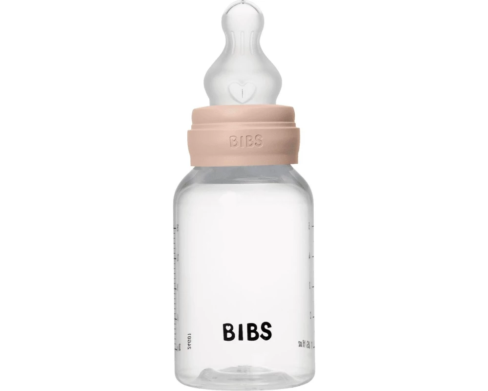 Bibs Baby Bottle Anti Colic Silicone Slow Flow Blush 150 ml
