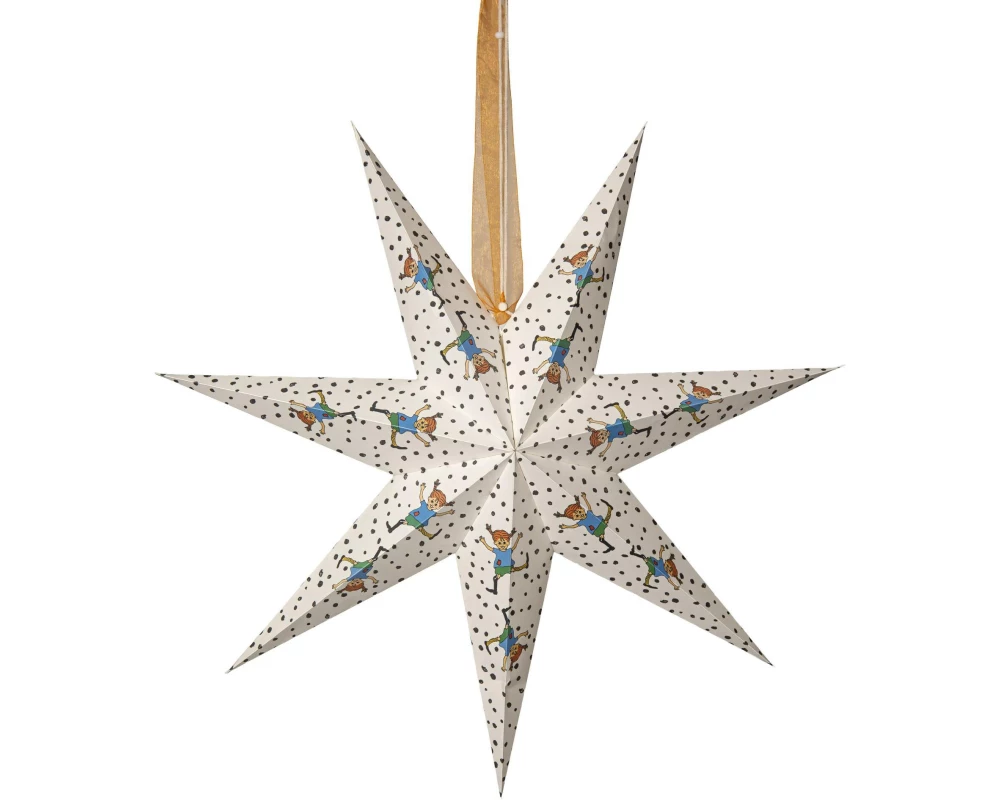 Star Trading Stern PIPPI Indoor, Weiss, 60.00 cm Höhe