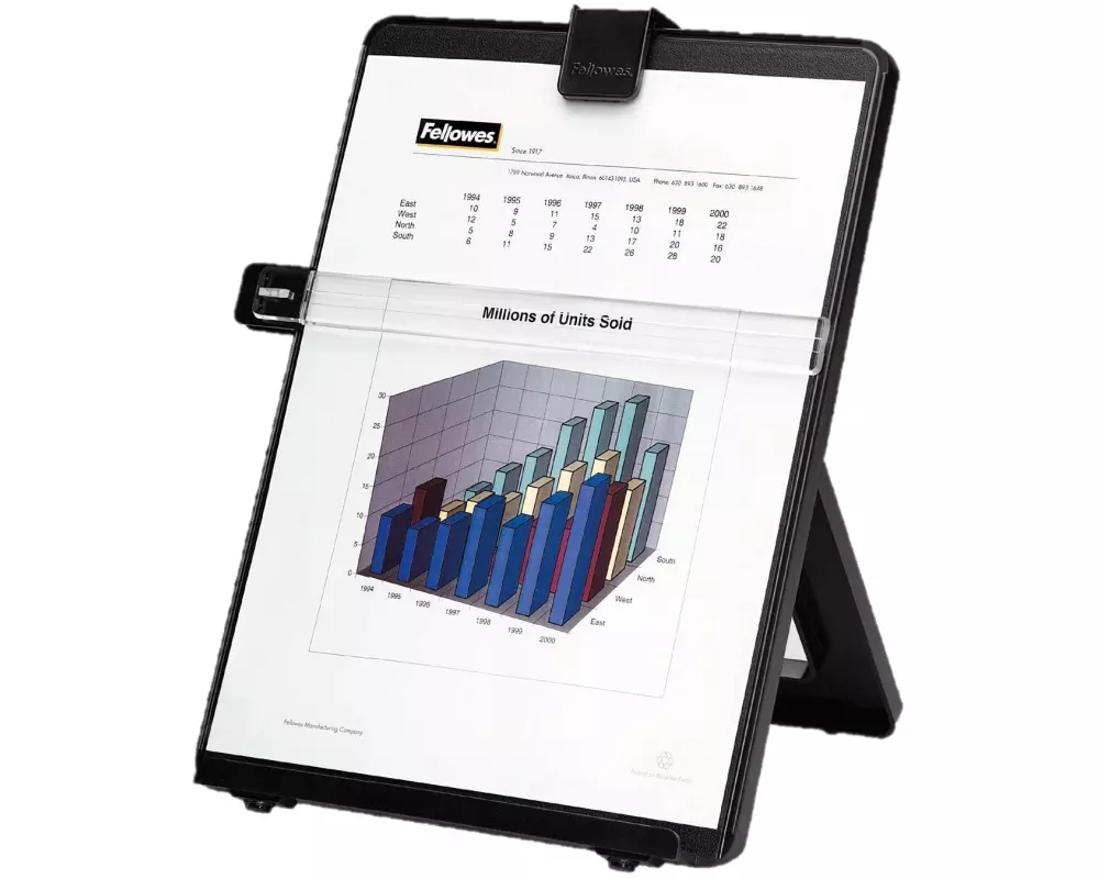 Fellowes Dokumentenhalter Workstation A4 Schwarz