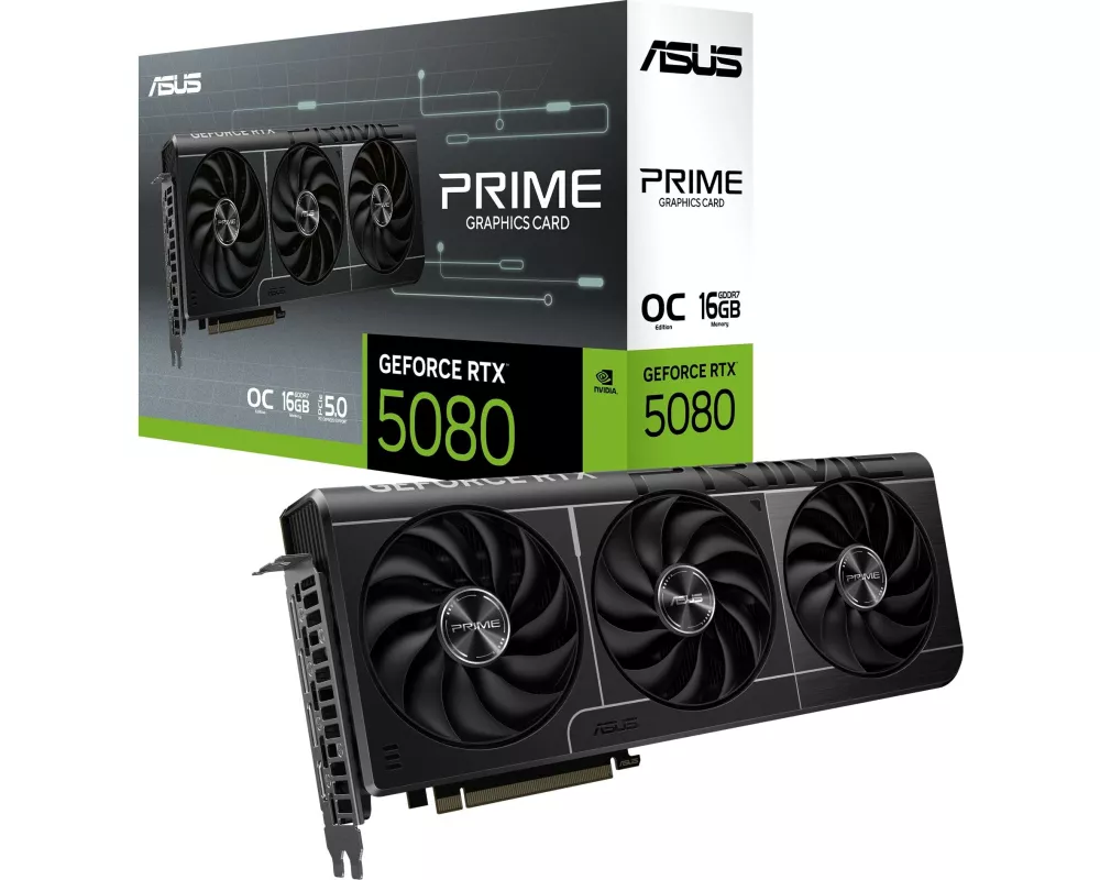 ASUS Grafikkarte Prime RTX 5080 - OC Edition 16 GB