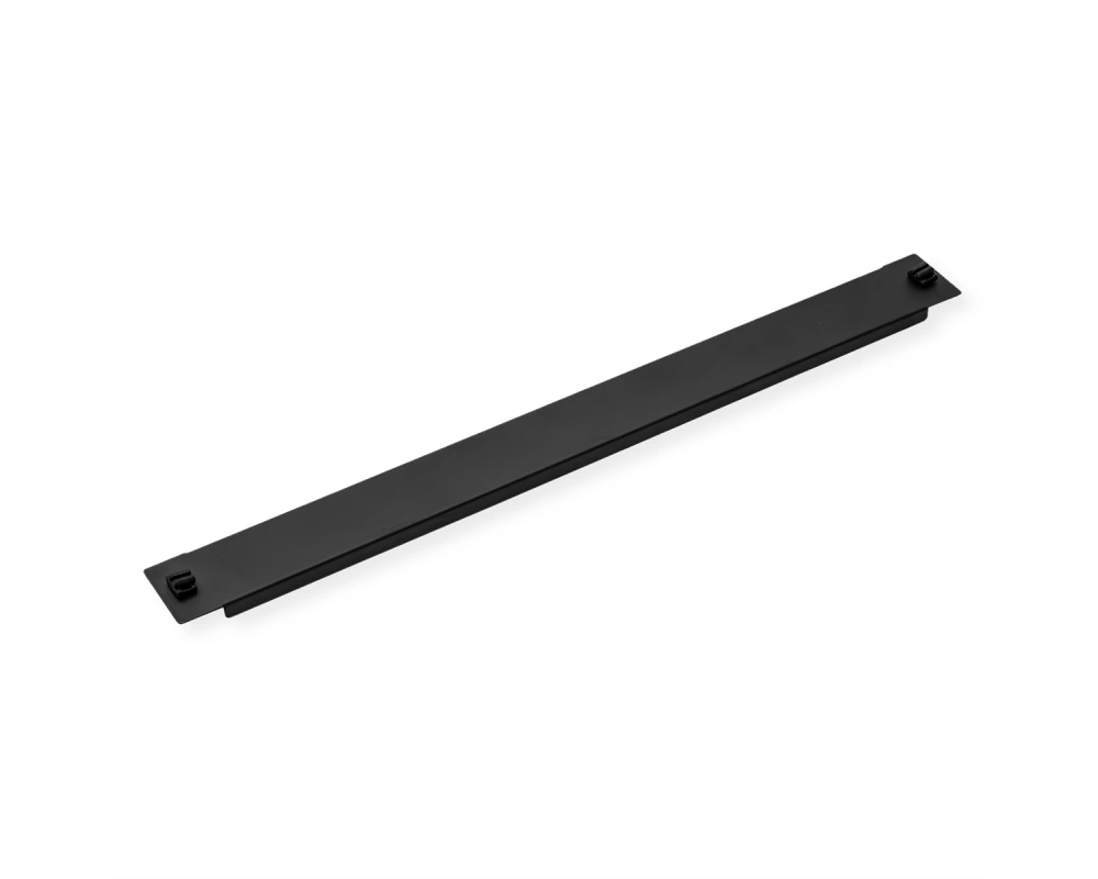 VALUE 19-Zoll-Blindplatte Snap-in, 1 HE, schwarz