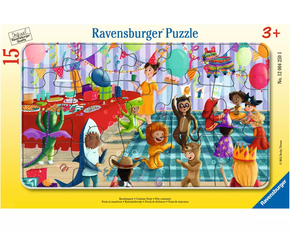 Ravensburger Rahmenpuzzle Kostümparty 15 Teile