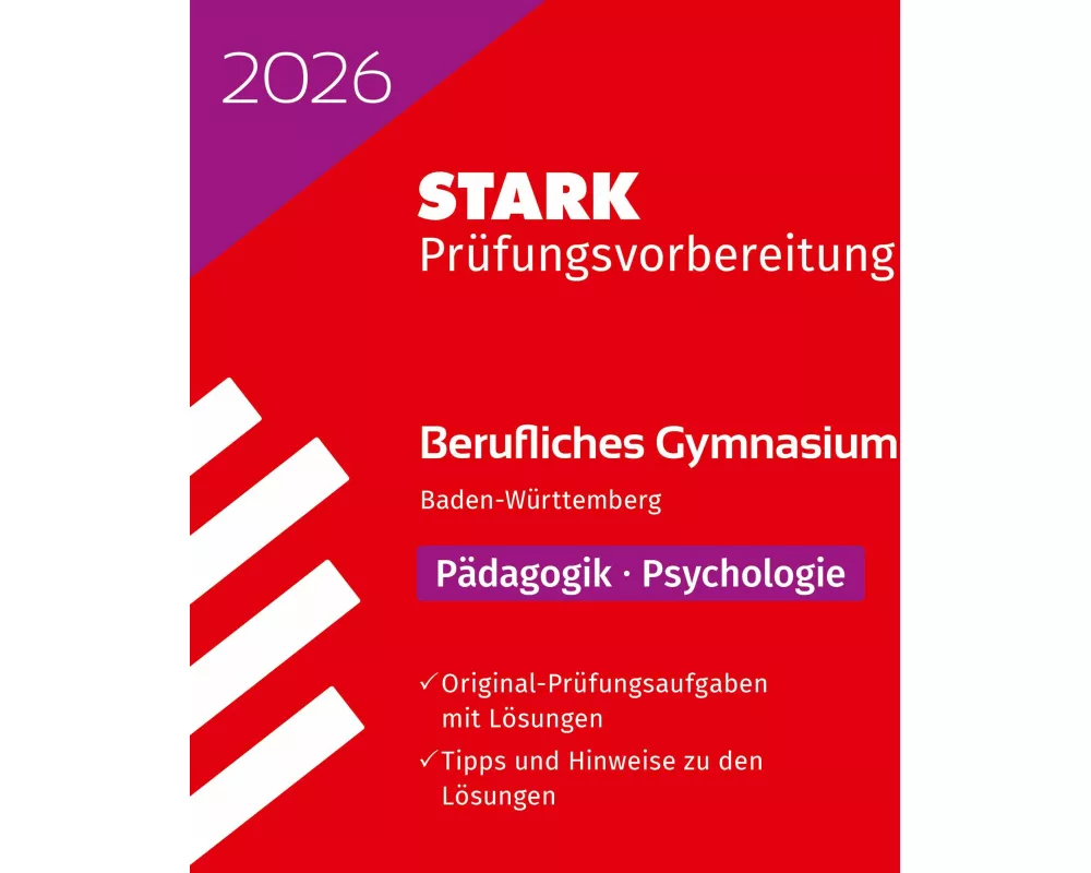 STARK Pädagogik/Psychologie - Abitur Berufliches Gymnasium 2026 BW - Prüfungsvorbereitung