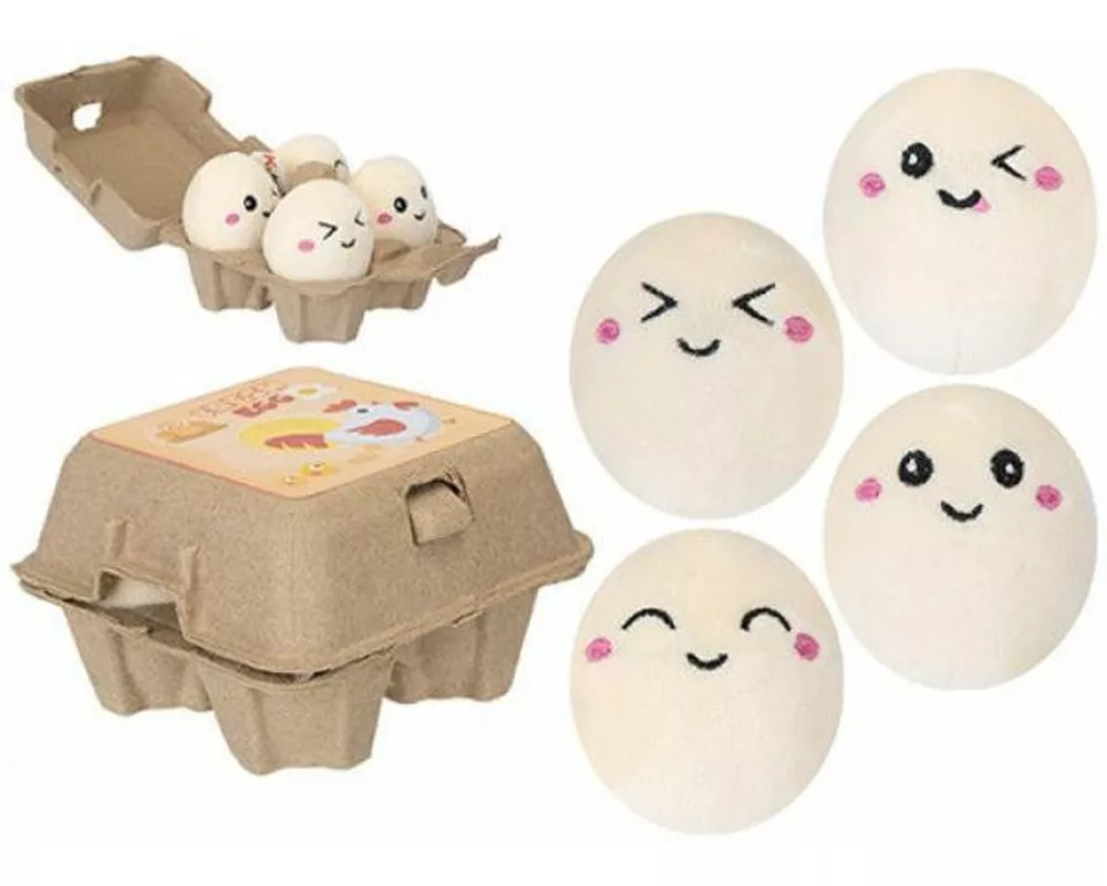 4er Foodies Plüsch Egg Box