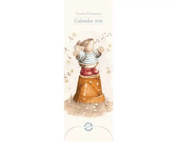 Country Companions Slim Calendar 2026