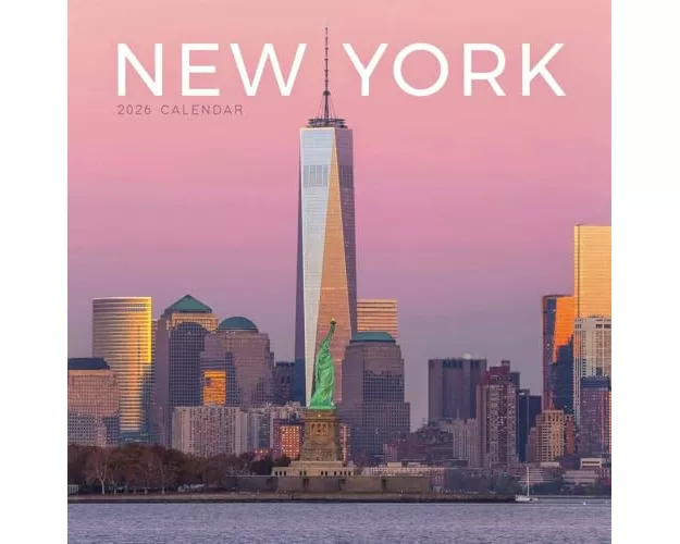 New York Square Mini Calendar 2026