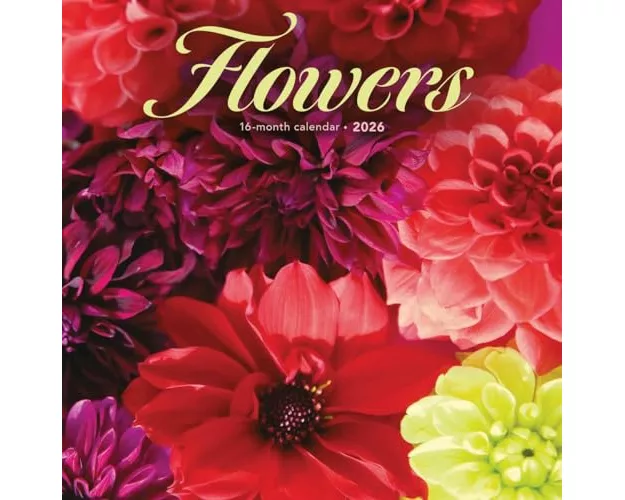 Flowers Square Mini Sunday Start Calenda