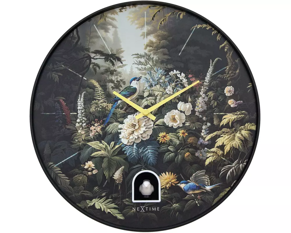 NeXtime Wanduhr Vanity Cuckoo Ø 30 cm, Mehrfarbig