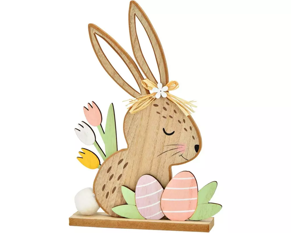 G. Wurm Aufsteller Hase Mehrfarbig