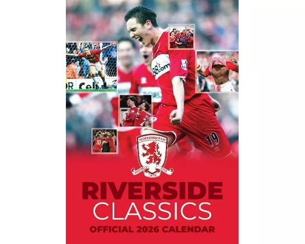 The Official Middlesbrough Legends Calendar 2026